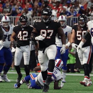 Grady Jarrett Welcoming LeSean McCoy to The Benz Nest